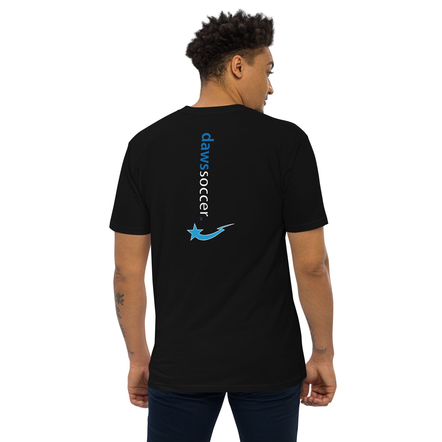 Daws soccer the beautiful game Men’s premium heavyweight tee