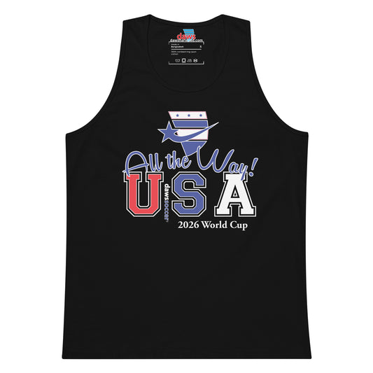 Usa all the way world cup 2026 Men’s premium tank top