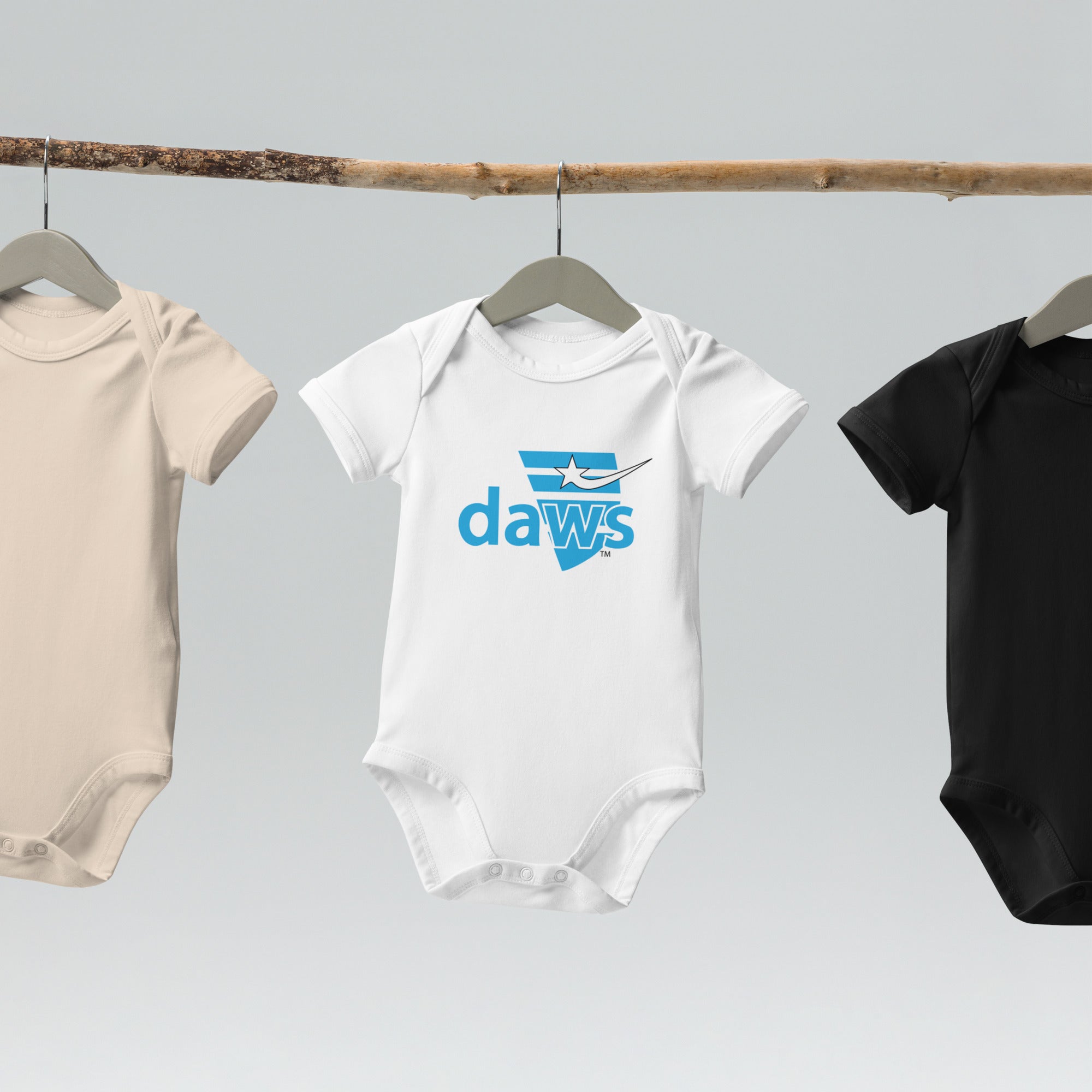 Daws Sheild Organic cotton baby bodysuit