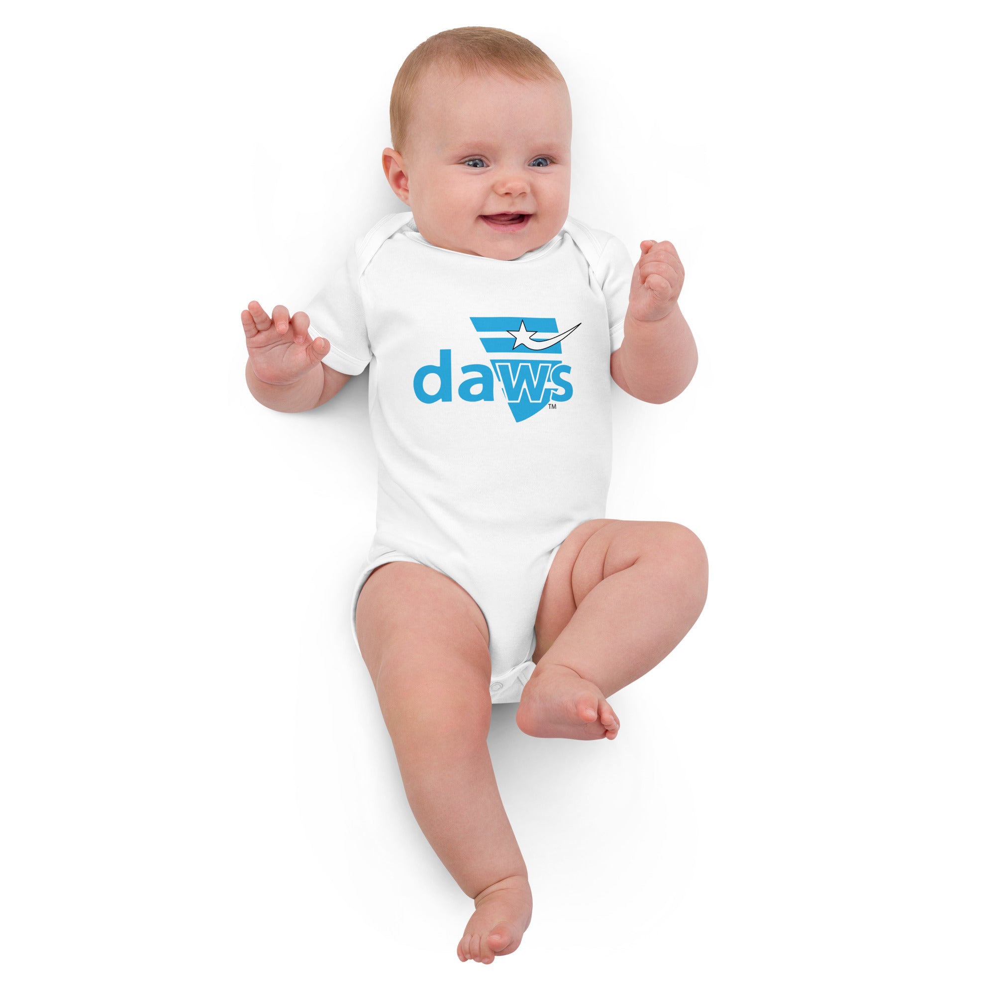 Daws Sheild Organic cotton baby bodysuit