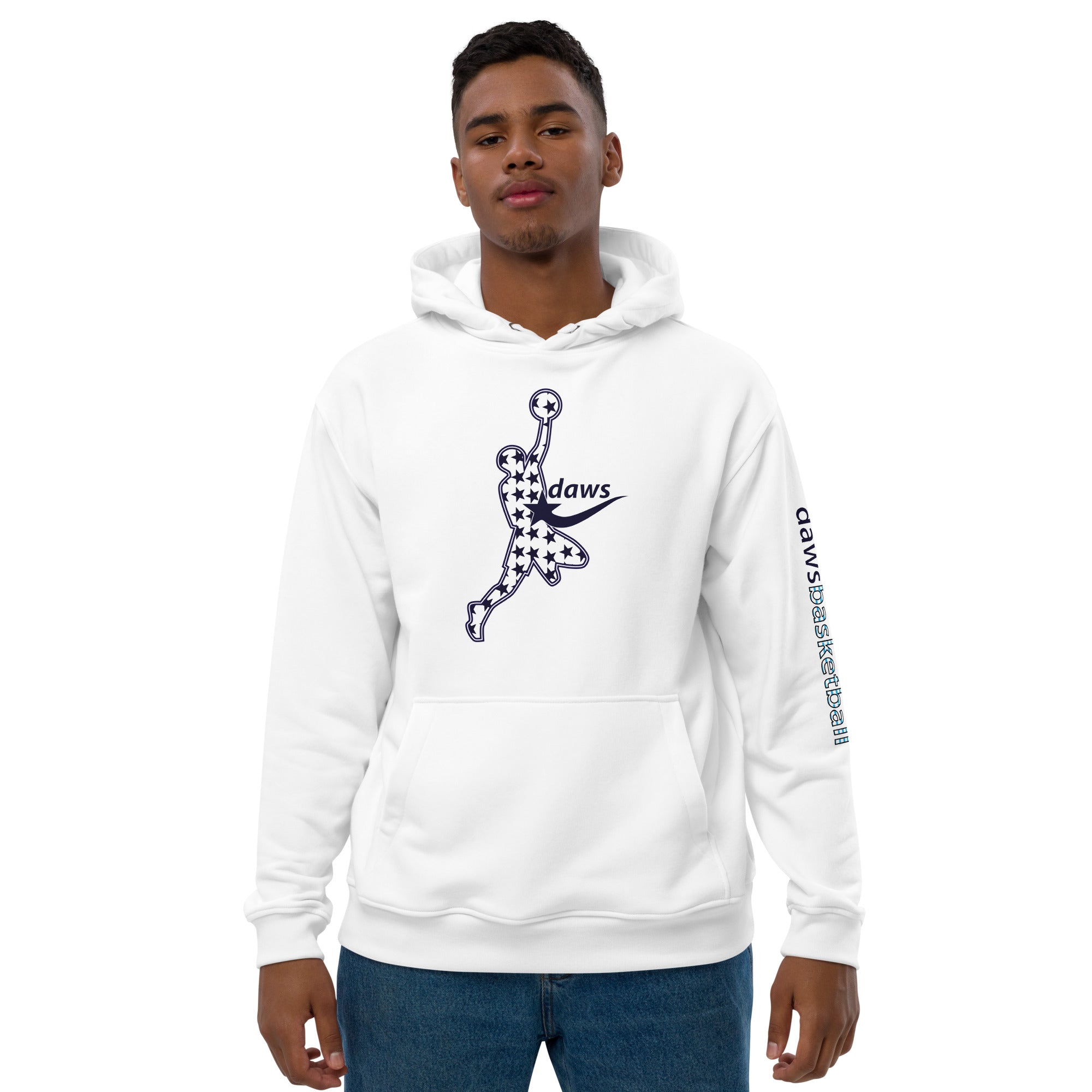 Daws Basketball star jump shot Premium eco hoodie