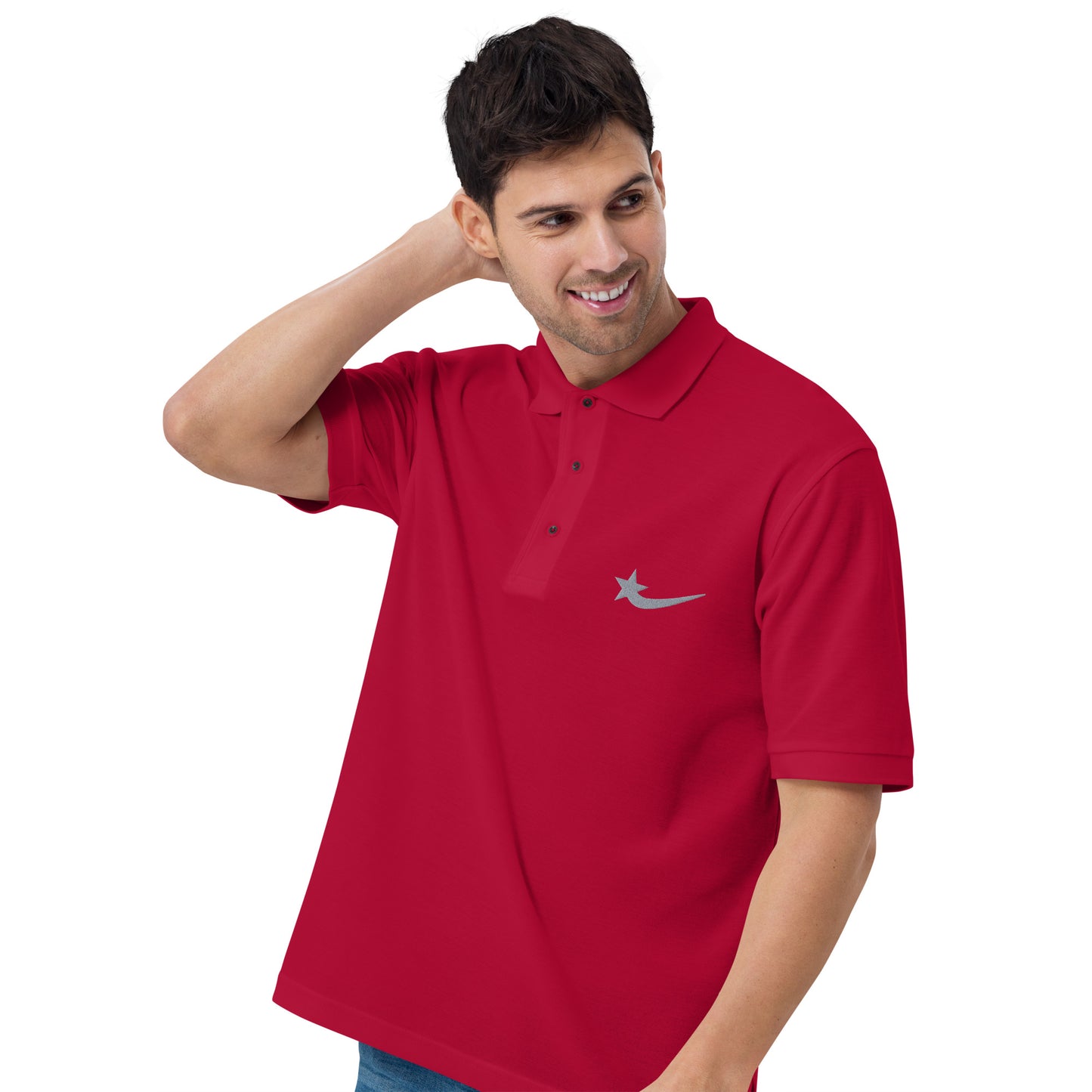 Daws Harwood logo Men's Premium Polo