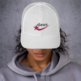 Daws pink logo white Trucker Cap