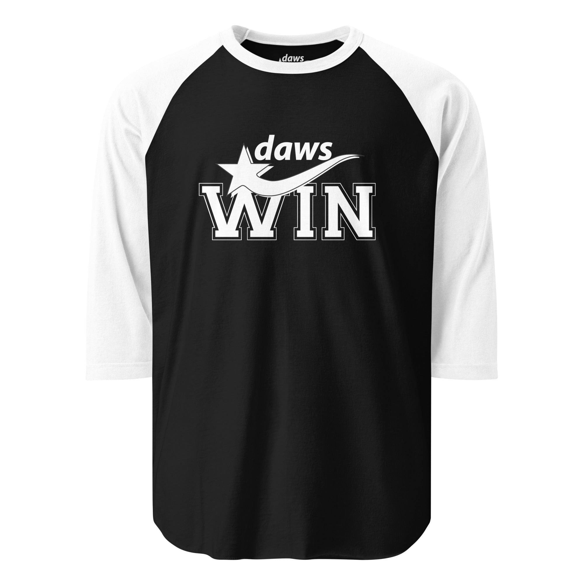 Daws win 3/4 sleeve raglan shirt