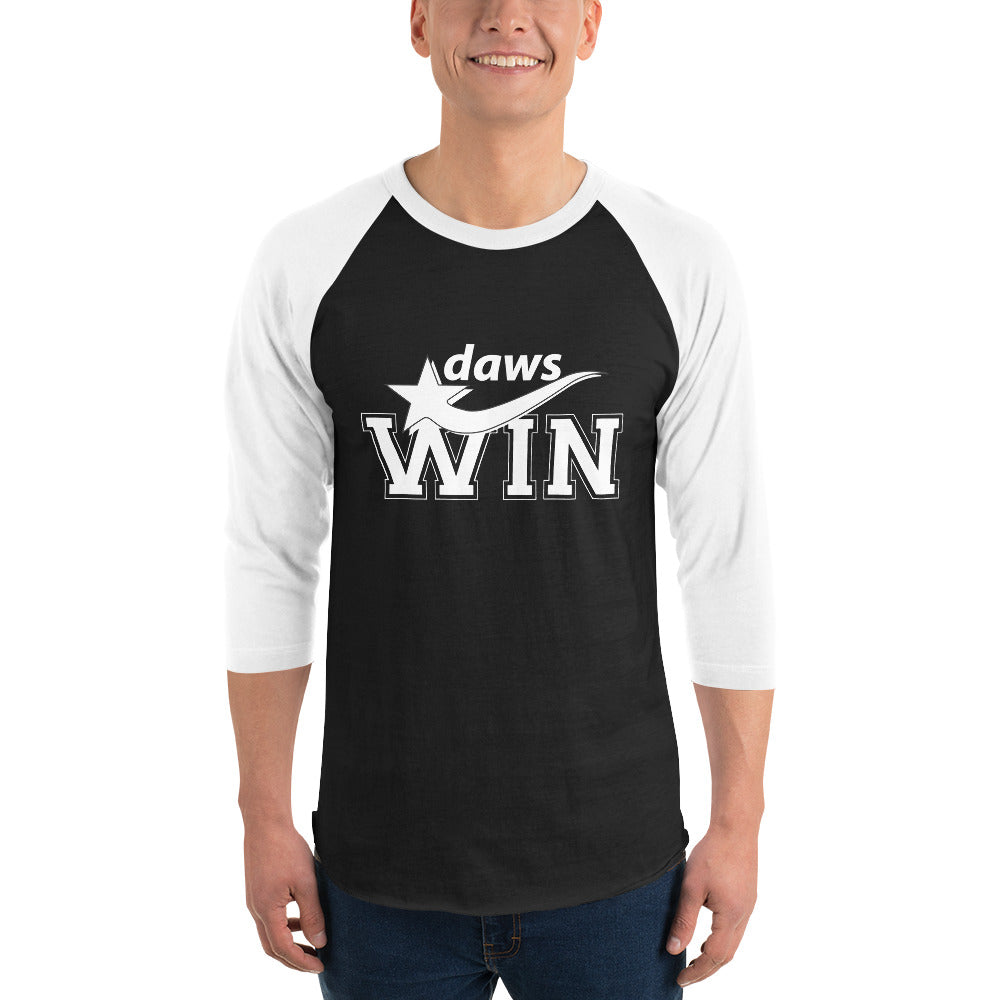 Daws win 3/4 sleeve raglan shirt