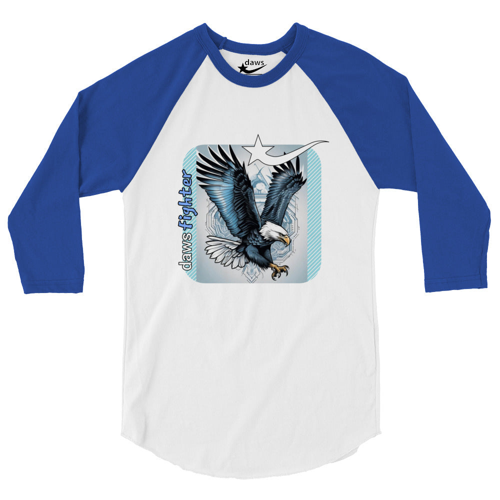 Daws fighter 3/4 sleeve raglan shirt