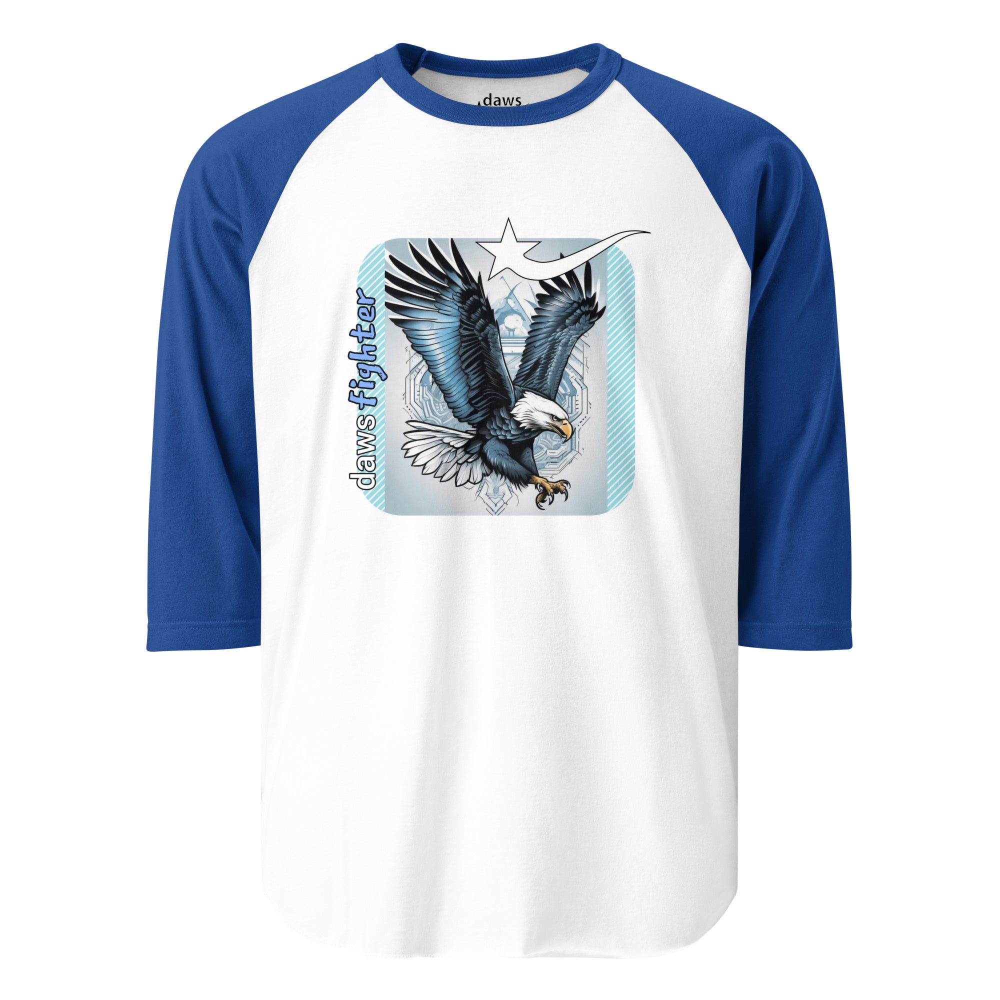 Daws fighter 3/4 sleeve raglan shirt