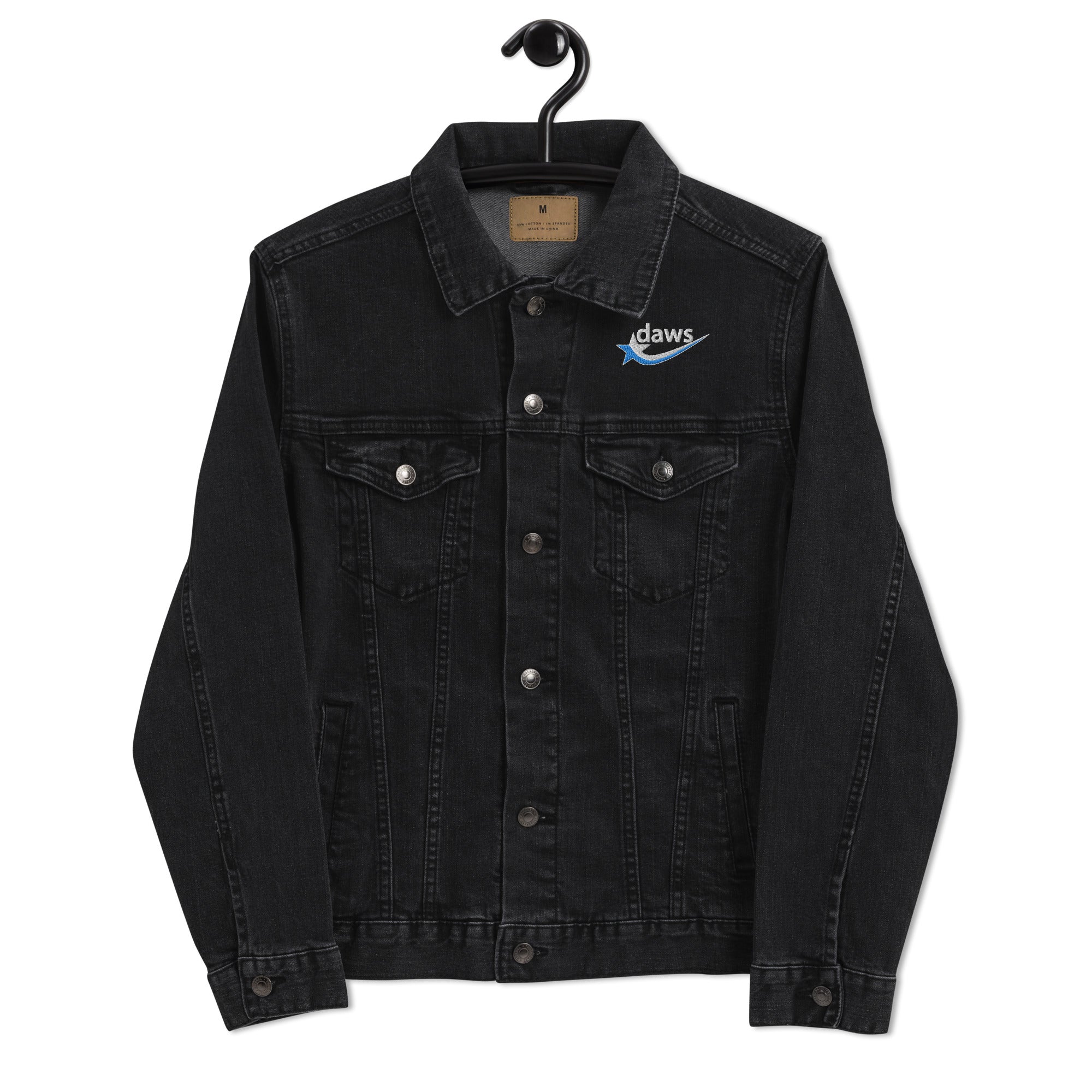 Daws split logo Unisex denim jacket