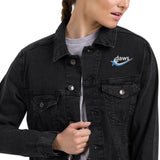 Daws split logo Unisex denim jacket