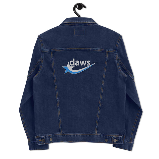 Daws split logo Unisex denim jacket