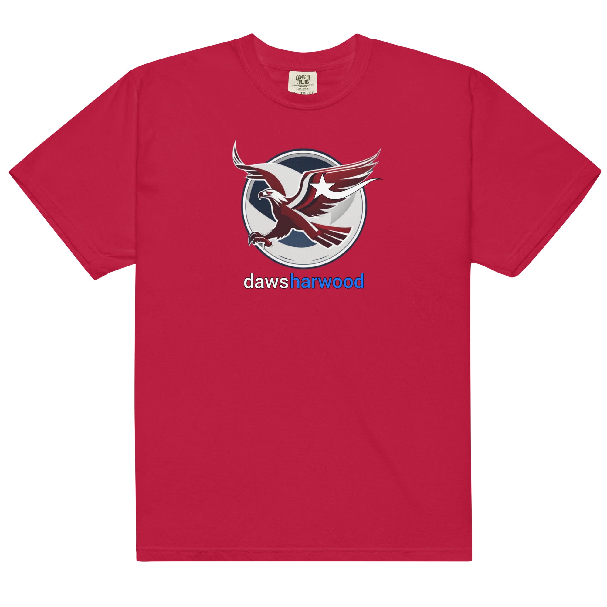 Daws Fighter eagle Unisex garment-dyed heavyweight t-shirt