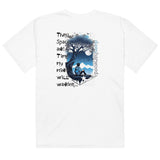 Daws thru space and time my mind will wander Unisex garment-dyed heavyweight t-shirt