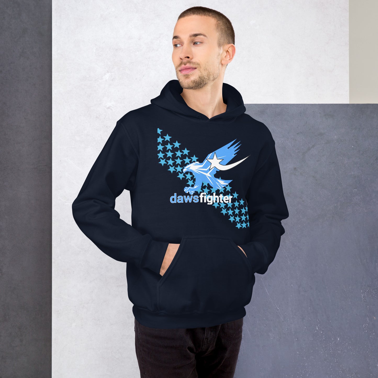 Daws fighter eagle stars Unisex Hoodie