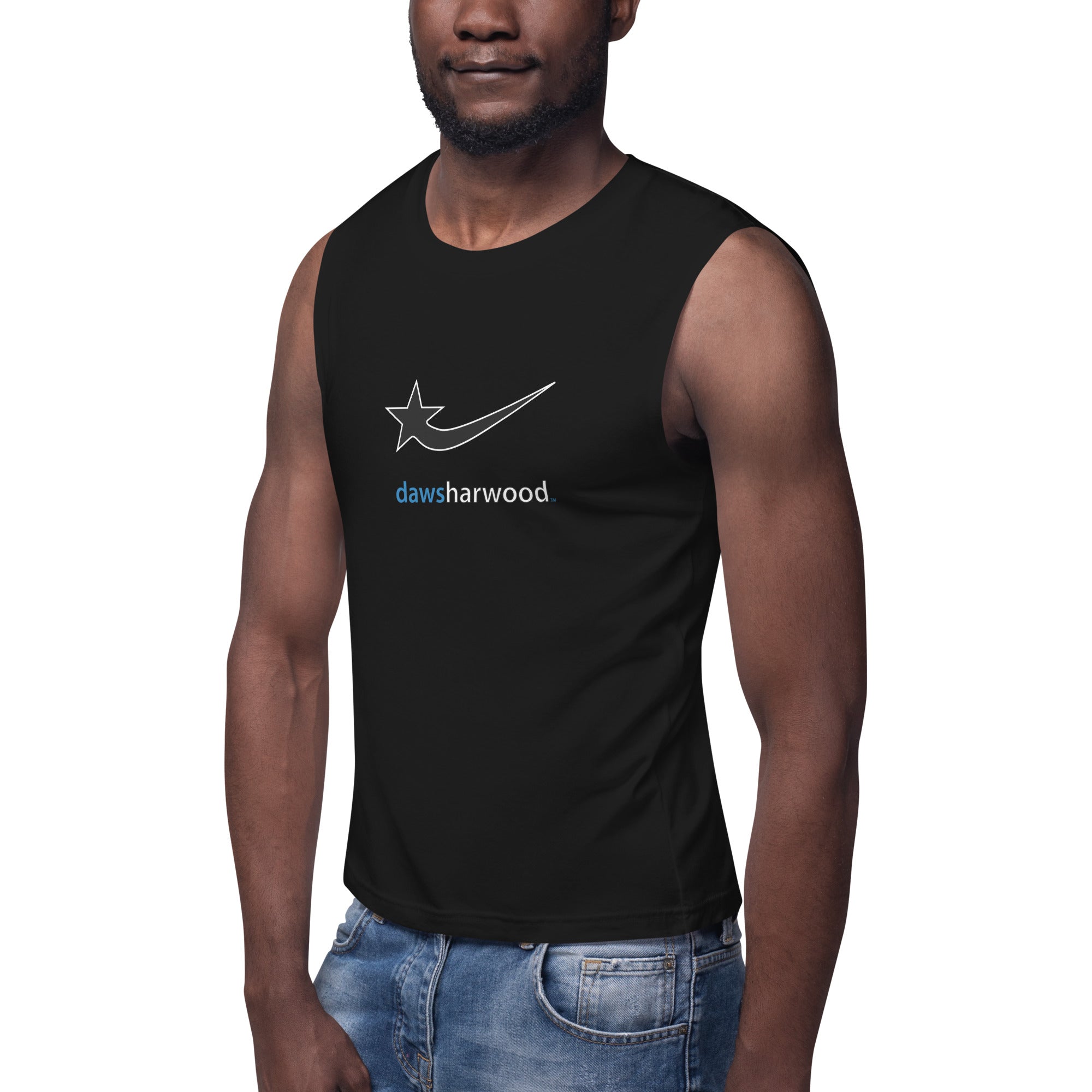 Daws star logo multi accent Muscle Shirt