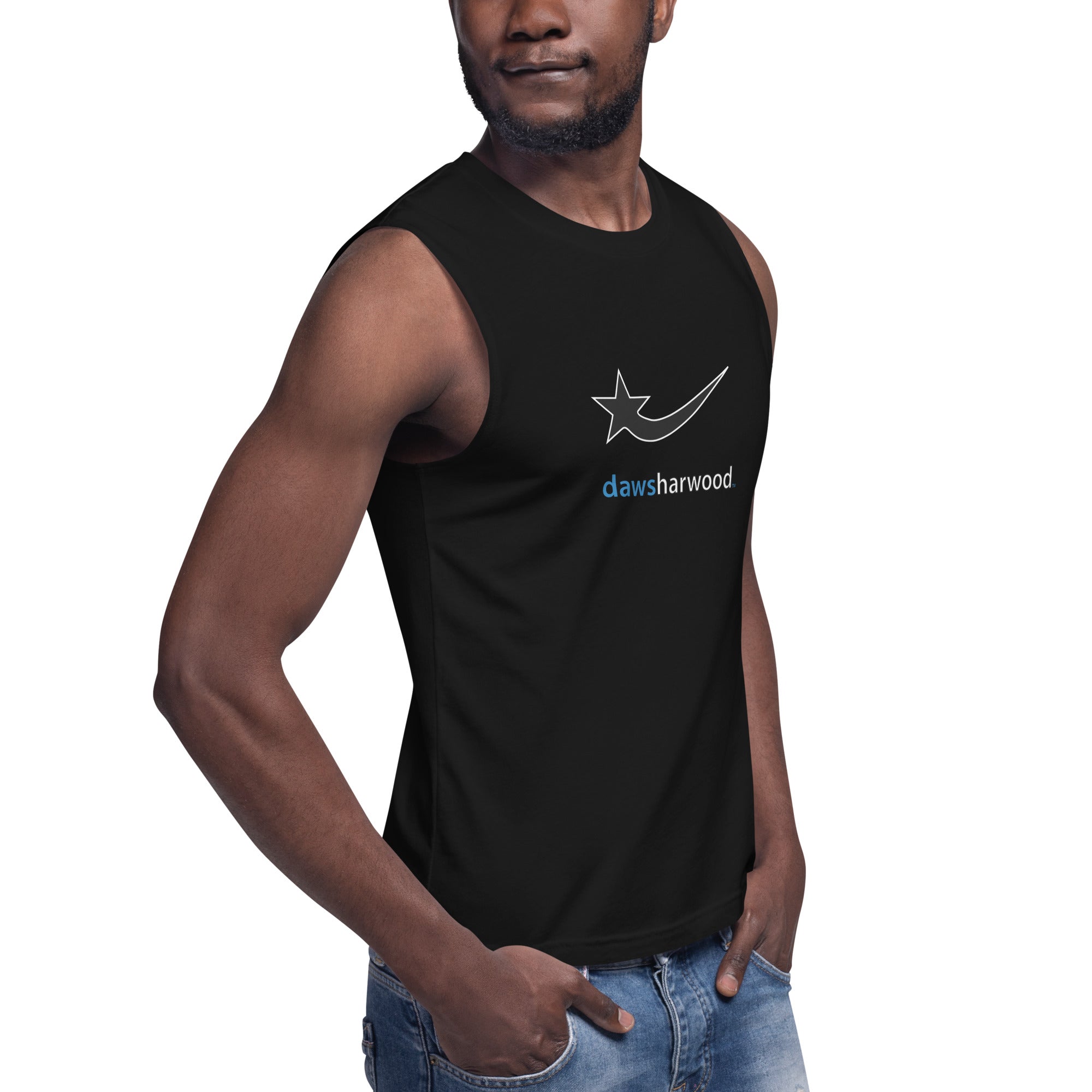 Daws star logo multi accent Muscle Shirt