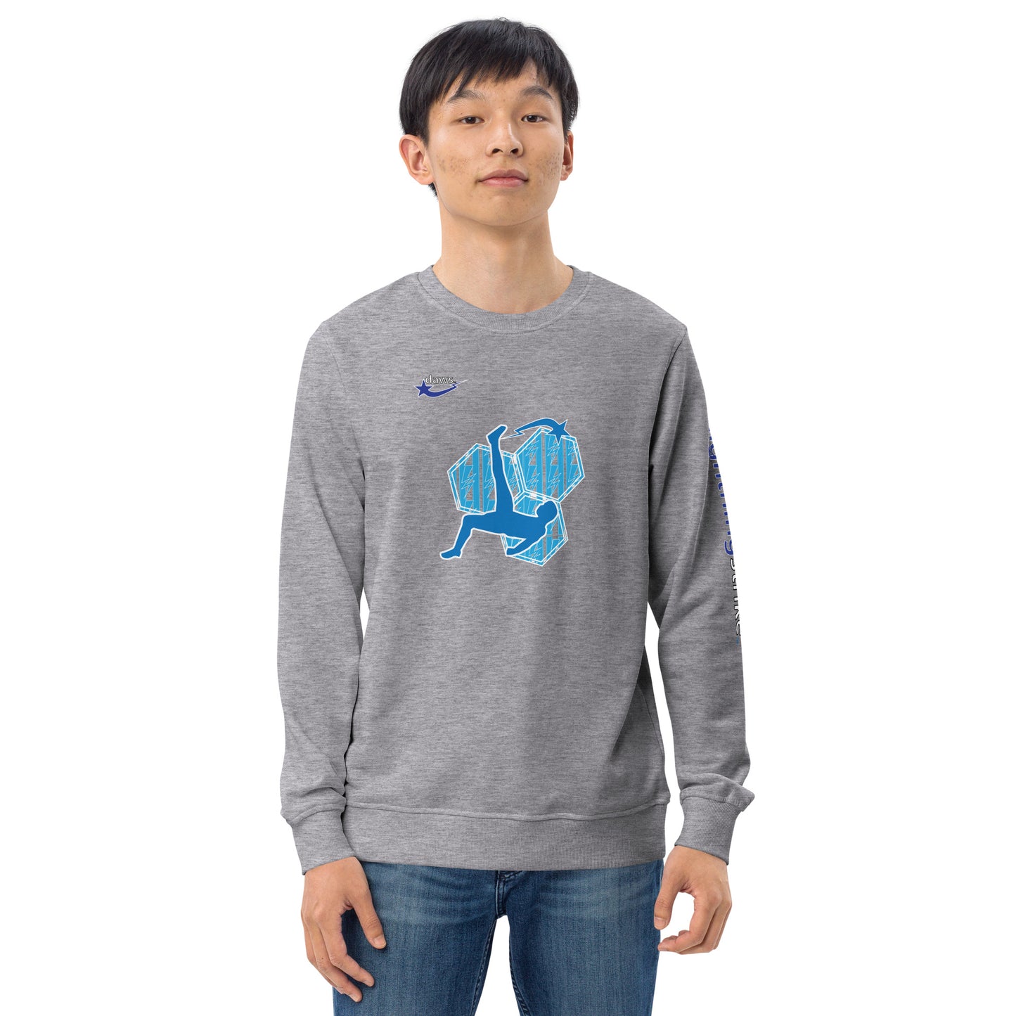 Daws Soccer lightning strike Unisex organic sweatshirt