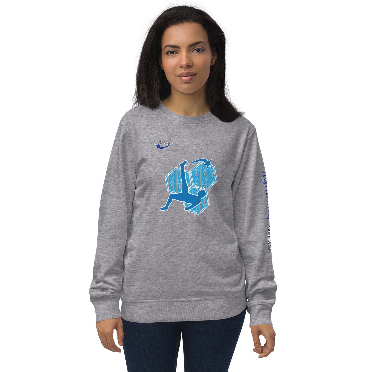 Daws Soccer lightning strike Unisex organic sweatshirt