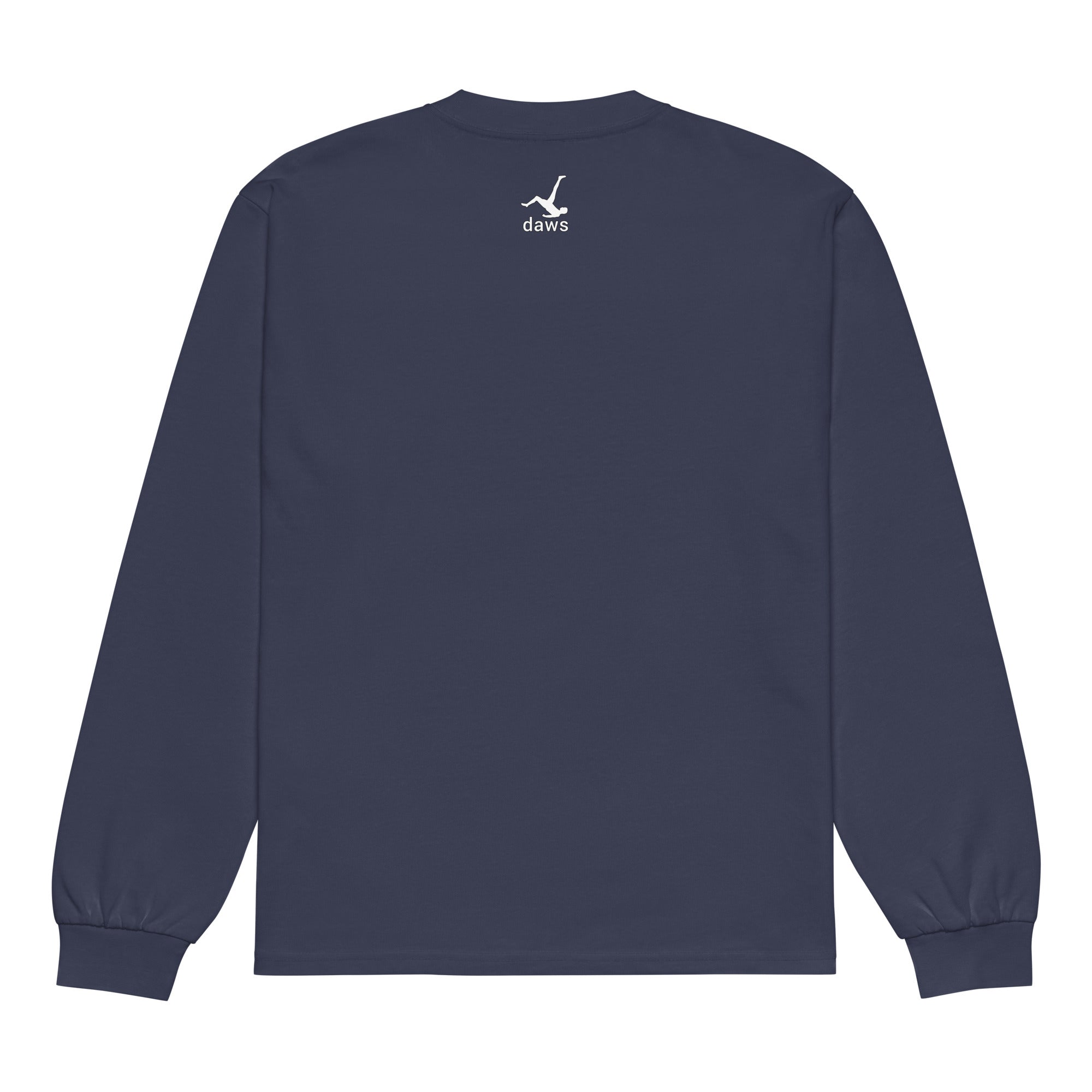 Daws Soccer Icon Navy Premium heavyweight long sleeve shirt