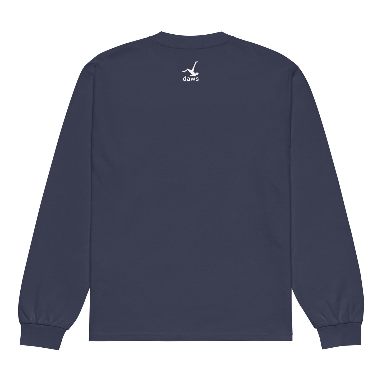 Daws Soccer Icon Navy Premium heavyweight long sleeve shirt