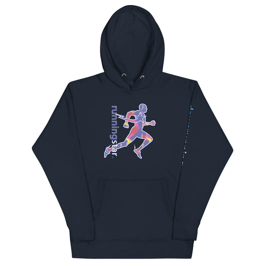 Daws Running Star multi color Unisex Hoodie