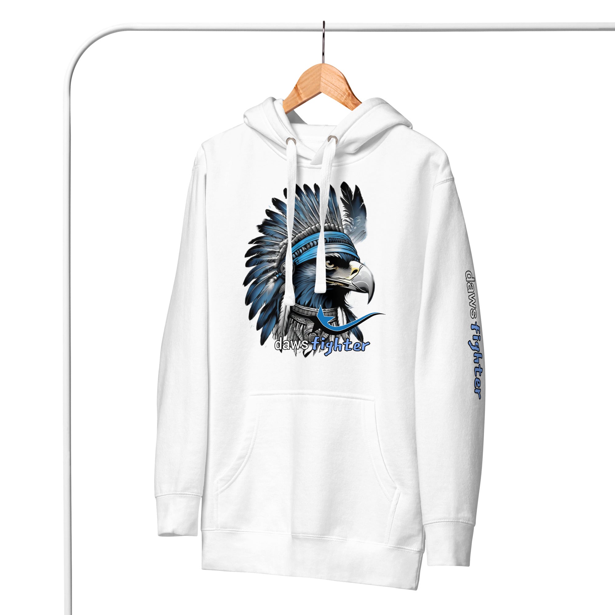 Daws fighter eagle head Unisex Hoodie