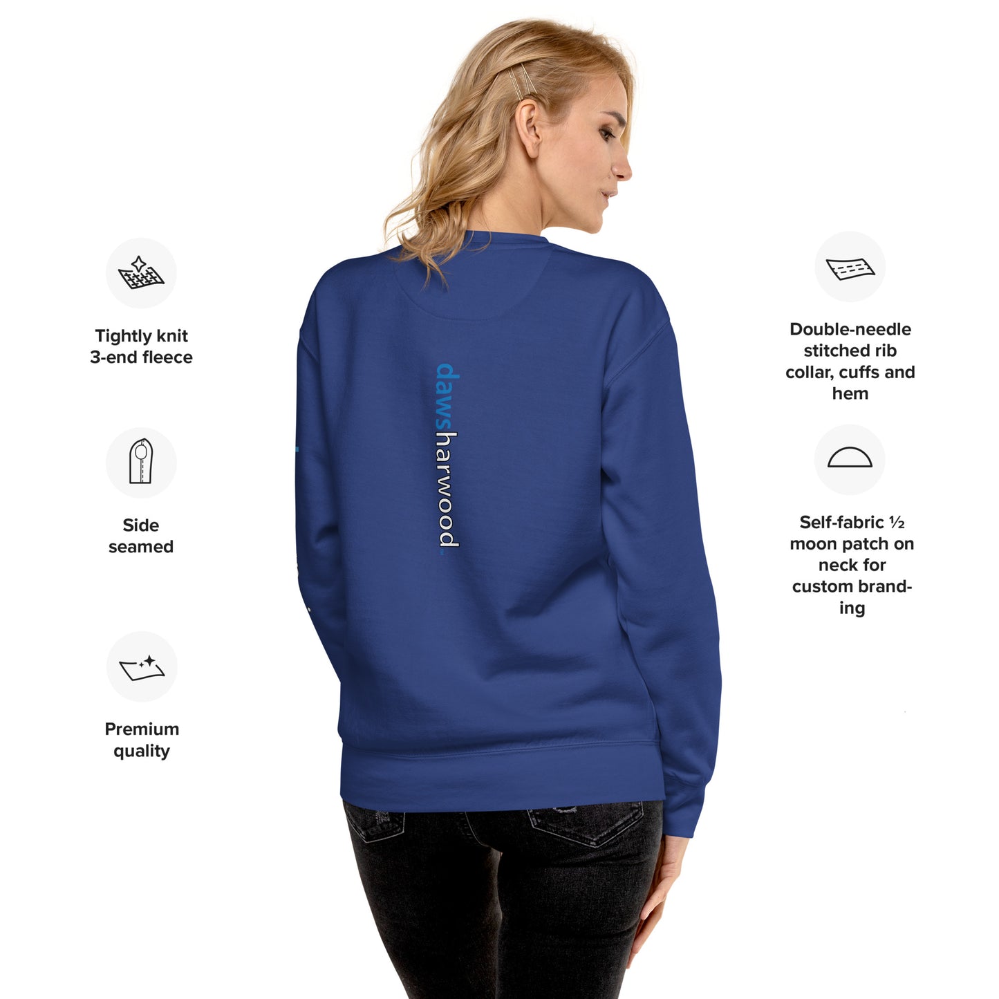 Daws running star sheild Unisex Premium Sweatshirt