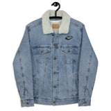 Daws Logo Unisex denim sherpa jacket