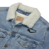 Daws Logo Unisex denim sherpa jacket