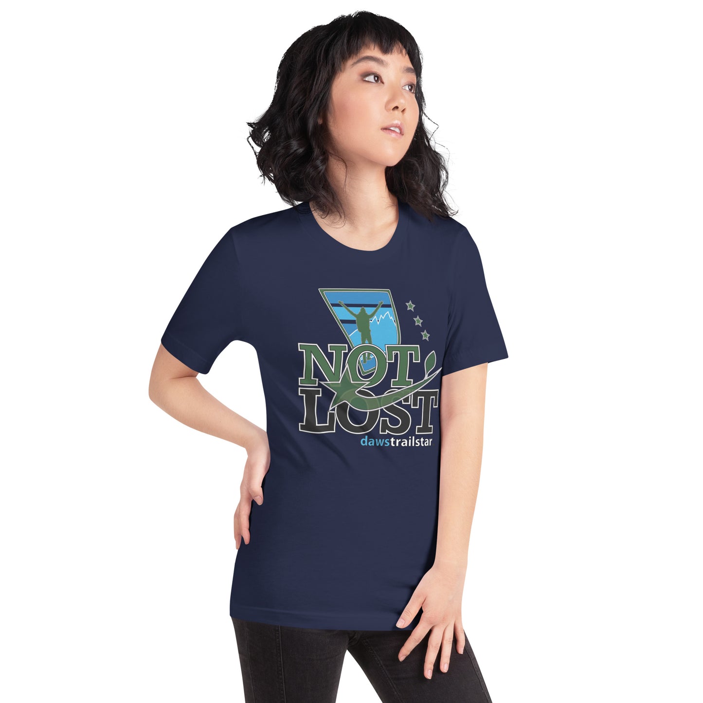 Daws trail star not lost Unisex t-shirt