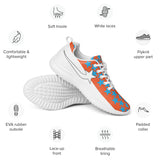 Daws orange and white Starfly women's running shoe