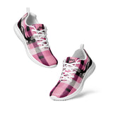 Daws pink plaid Women’s running shoes