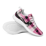 Daws pink plaid Women’s running shoes