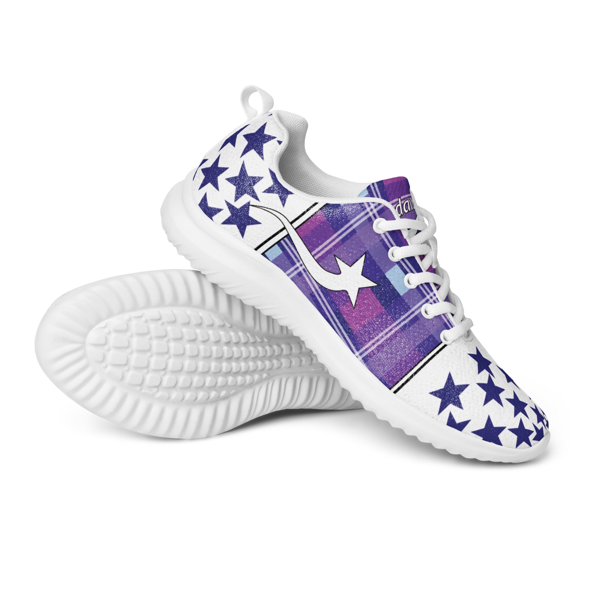 Daws Logo plaid star accent Women’s athletic shoes