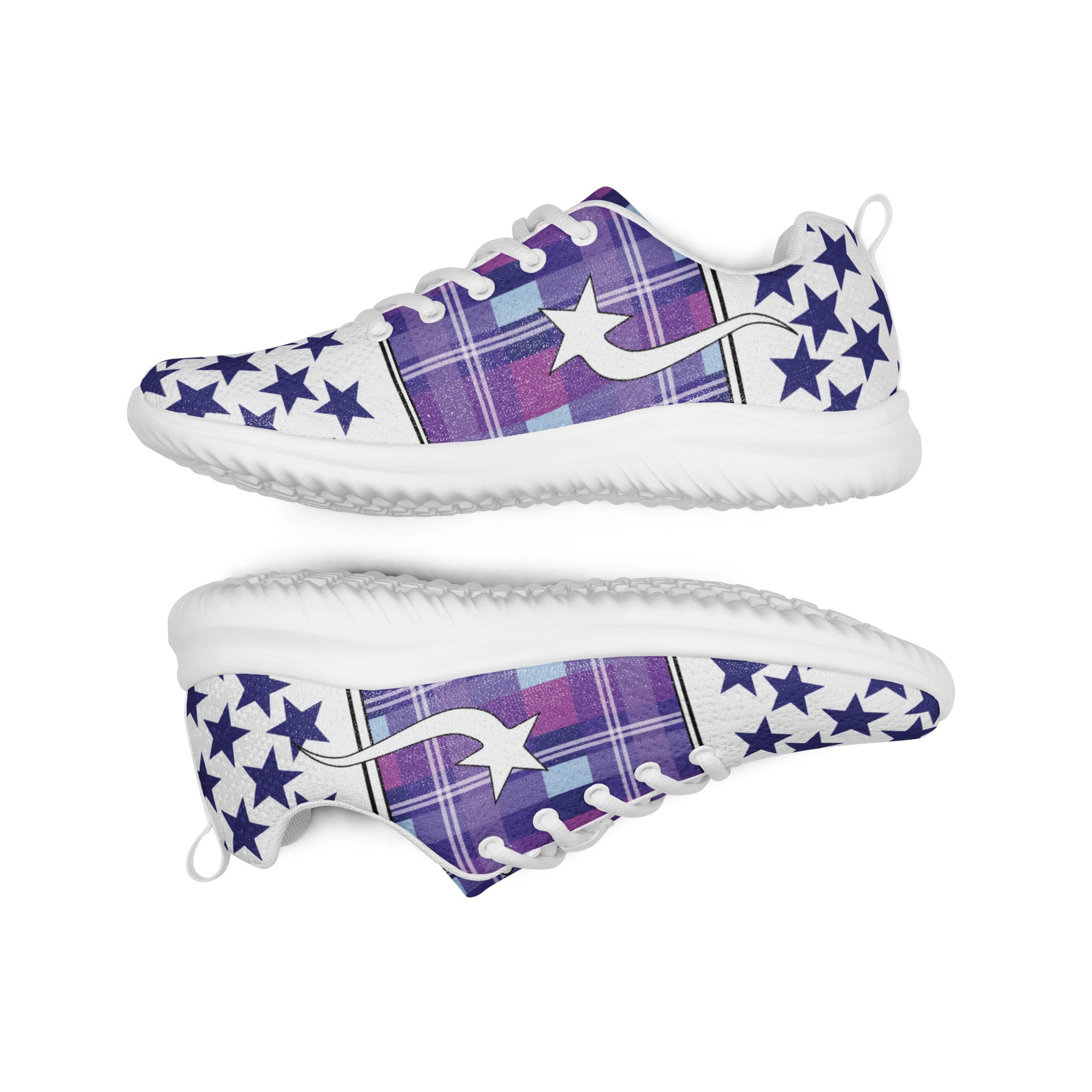 Daws Logo plaid star accent Women’s athletic shoes