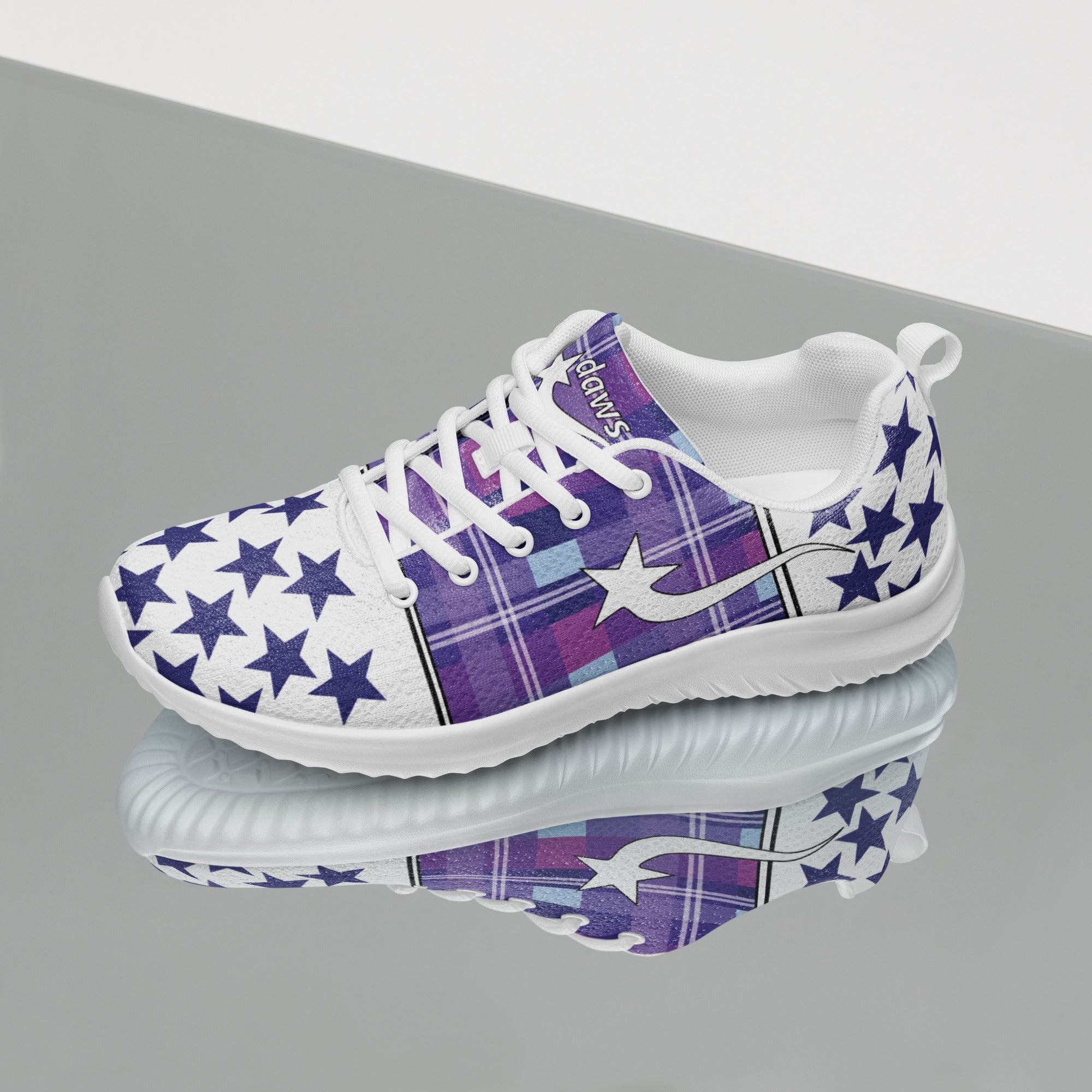 Daws Logo plaid star accent Women’s athletic shoes