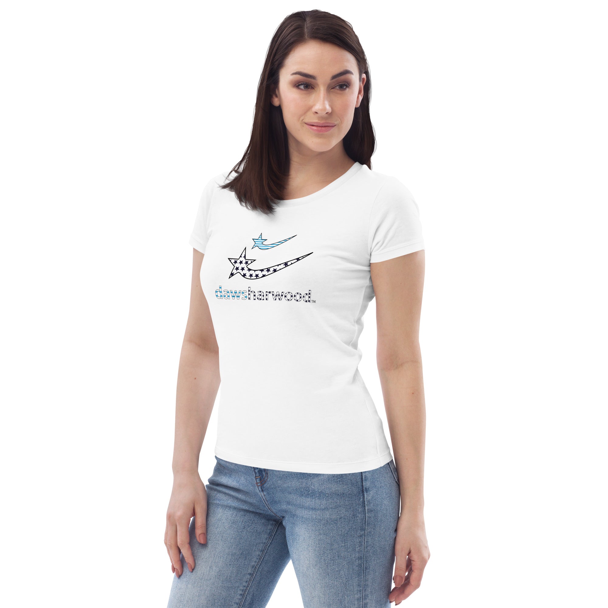 Daws double trouble Women's fitted eco tee