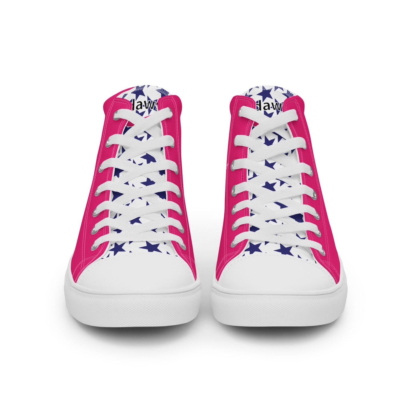 Daws barbistyle pink stars Women’s high top canvas shooting star shoes