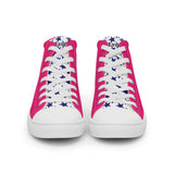 Daws barbistyle pink stars Women’s high top canvas shooting star shoes