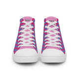 Daws Pink slant stars Women’s high top canvas shooting star shoes