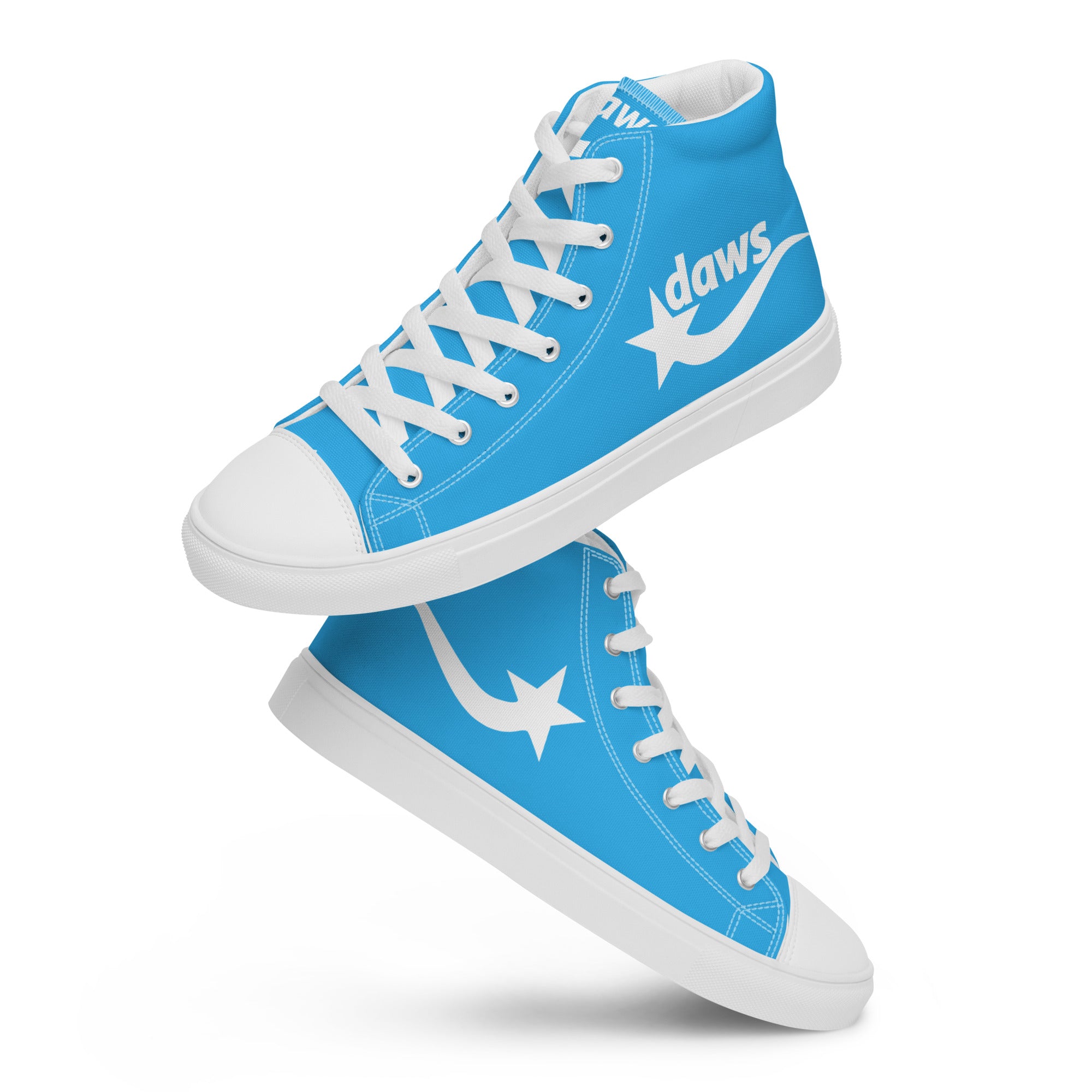 Daws Blue Star Women’s high top canvas shoes