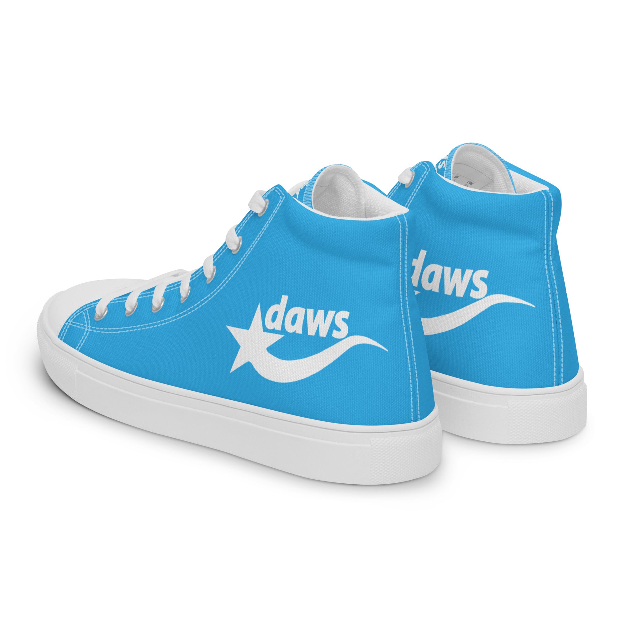 Daws Blue Star Women’s high top canvas shoes