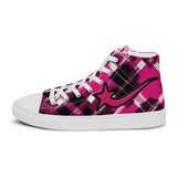 Daws starlight plaid Women’s high top canvas shoes