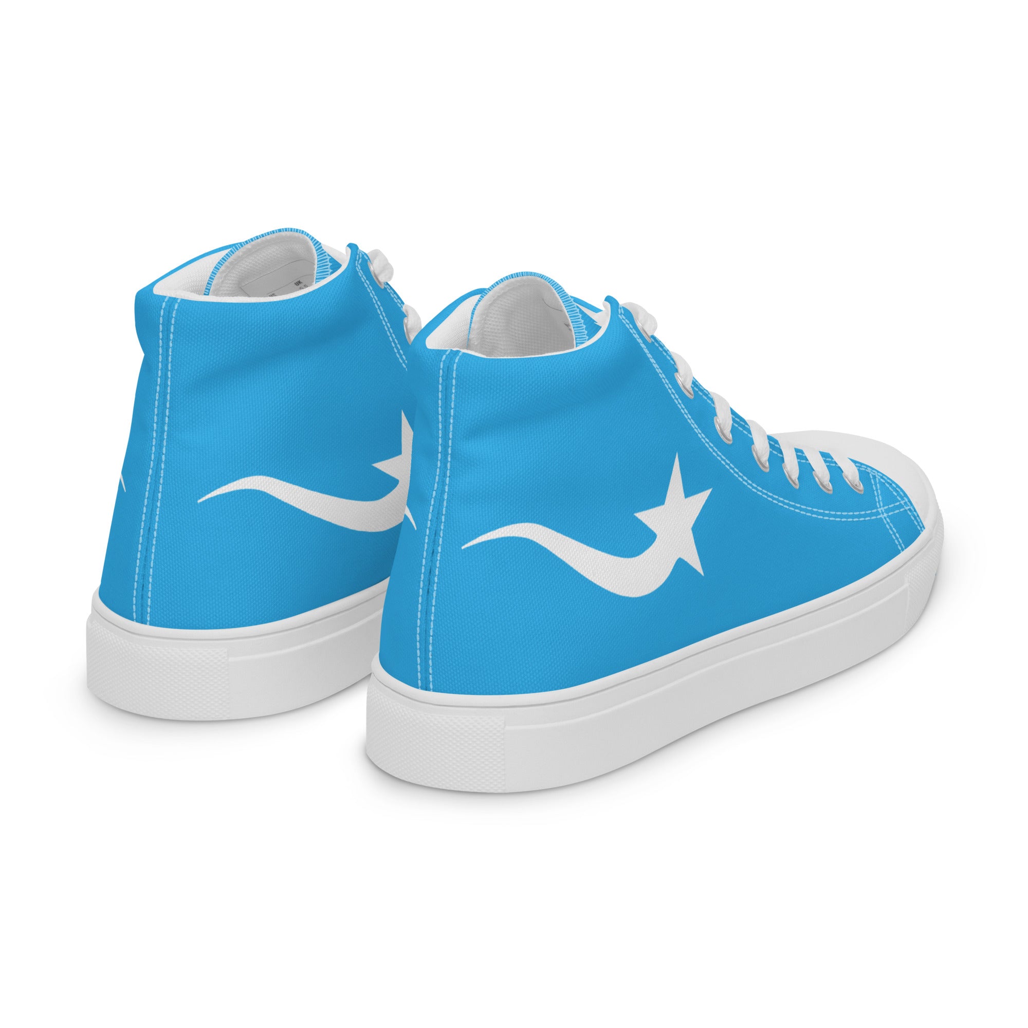 Daws Blue Star Women’s high top canvas shoes