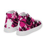 Daws starlight plaid Women’s high top canvas shoes