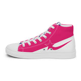 Daws barbistyle pink stars Women’s high top canvas shooting star shoes