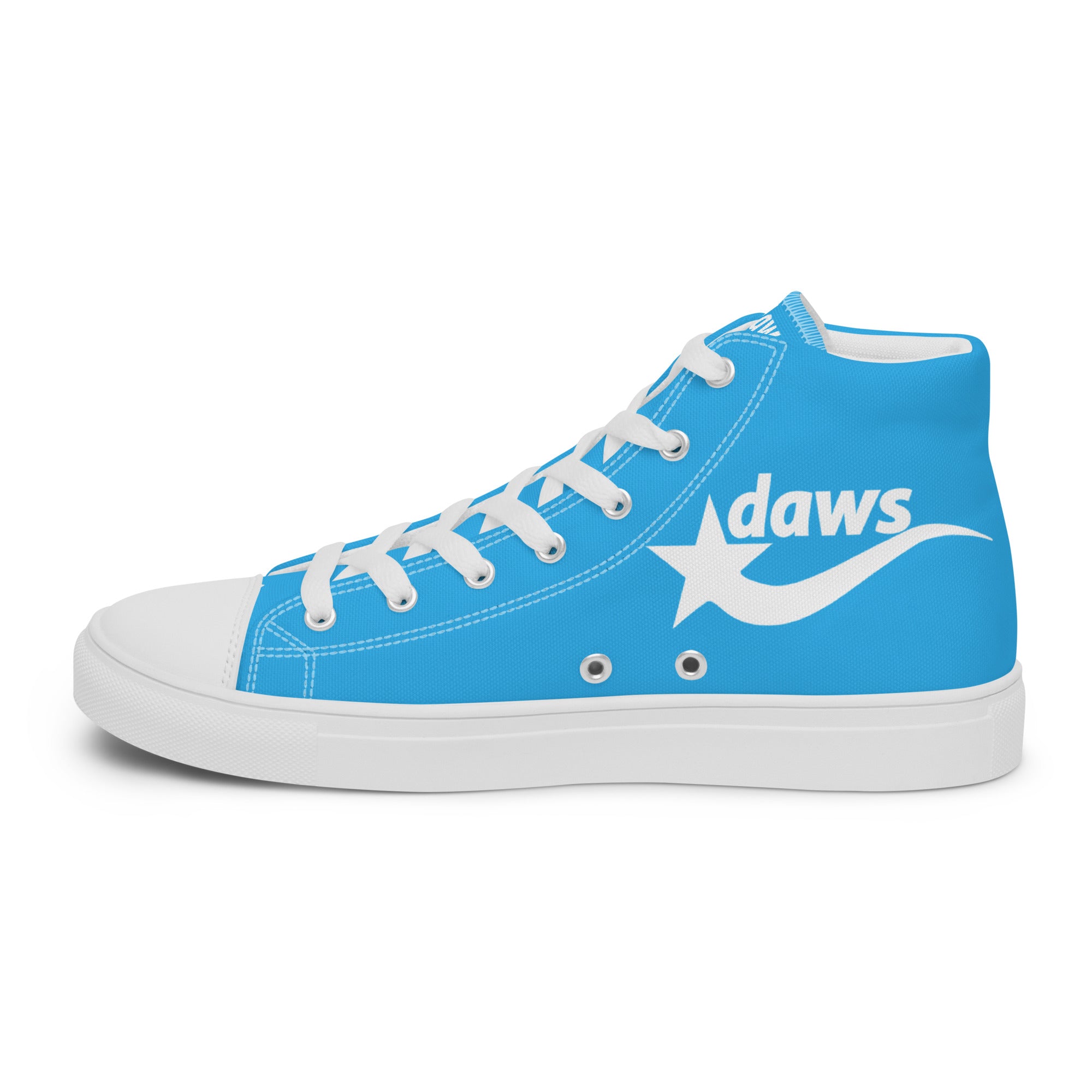 Daws Blue Star Women’s high top canvas shoes