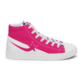 Daws barbistyle pink stars Women’s high top canvas shooting star shoes