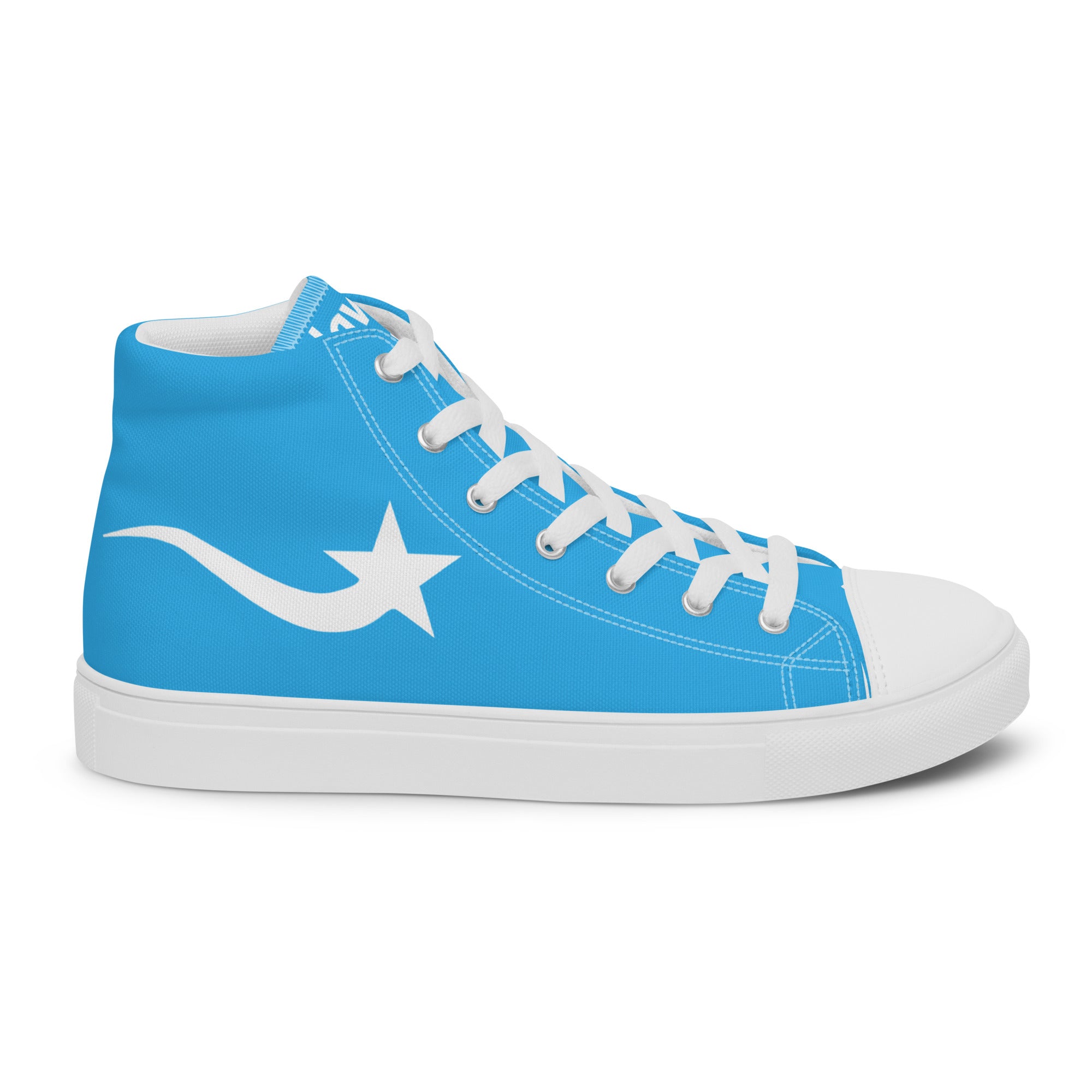 Daws Blue Star Women’s high top canvas shoes