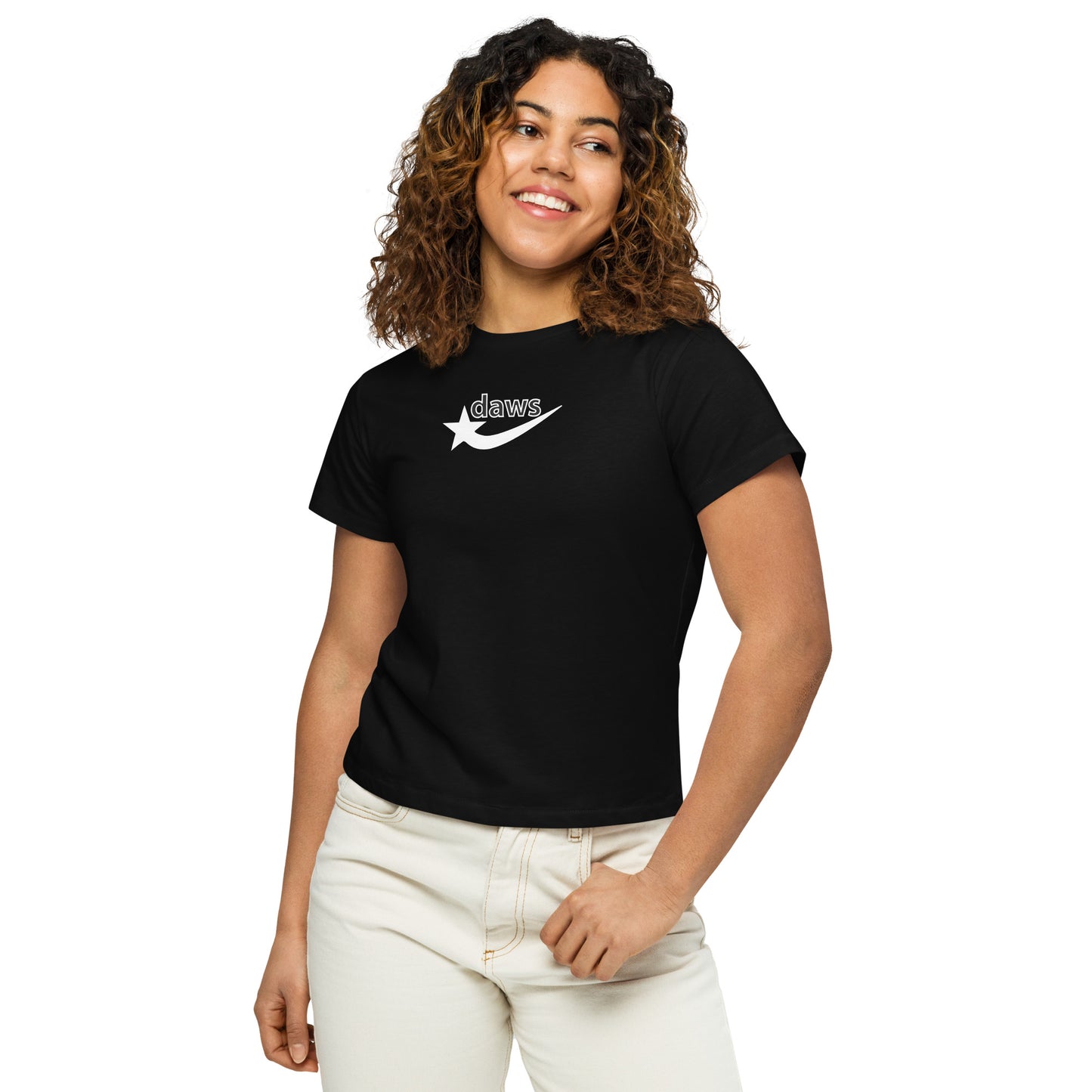 Daws logo Women’s high-waisted t-shirt