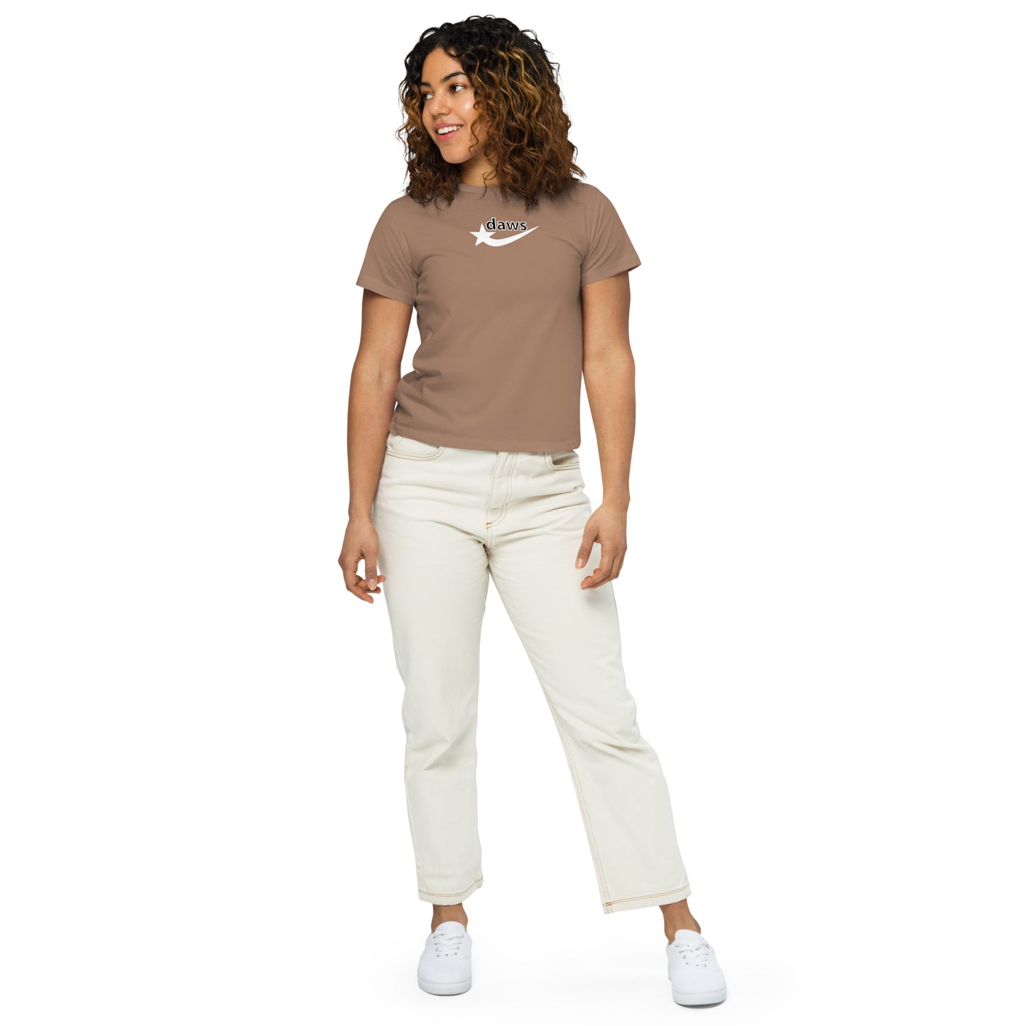 Daws logo Women’s high-waisted t-shirt